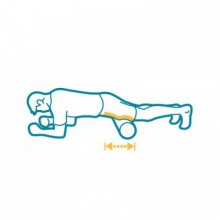 Ролик для пилатес Balanced Body White Roller 108-314, длина: 91 см