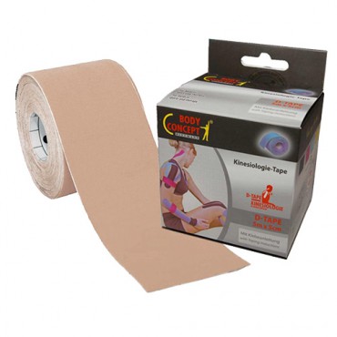 Кинезио-тейп Dittmann D-Tape Kinesiologie 5м x 5см, бежевый
