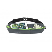 Беговая сумка на пояс Fitletic Bolt, серый/зеленый