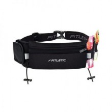 Беговая сумка на пояс Ultimate II (черный/розовая молния)