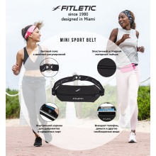 Беговая сумка на пояс Fitletic Mini Sport Belt, неоновый зеленый