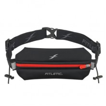 Беговая сумка на пояс Fitletic NEO Racing, черный/красный