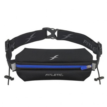 Беговая сумка на пояс Fitletic NEO Racing, черный/синий