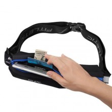 Беговая сумка на пояс Fitletic Bolt, черный/синий