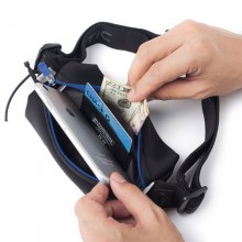 Беговая сумка на пояс Fitletic NEO Racing, черный/красный