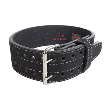 Пояс атлетический Grizzly Pro Weight Training, 10 см, черный, 2XL-3XL