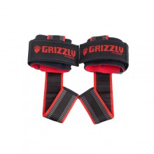 Ремни для тяги Grizzly Super Grip Deluxe 8649-32 (пара, неопрен, черный/красный)