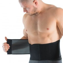 Суппорт спины Gymstick Back Support 2.0, черный/велкро (SM/LX)