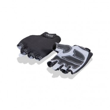 Перчатки атлетические GYMSTICK, черный-серый