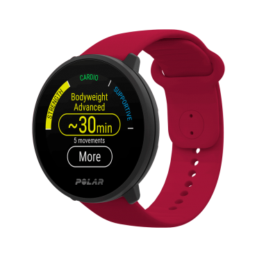 Часы для фитнеса Polar Unite, S/L, цвет: красный