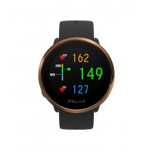 Часы с пульсометром на запястье и встроенным датчиком GPS Polar Ignite Black/Copper
