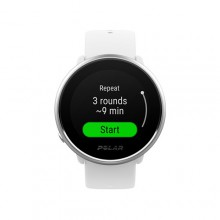 Часы с пульсометром на запястье и встроенным датчиком GPS Polar Ignite White