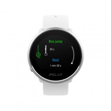 Часы с пульсометром на запястье и встроенным датчиком GPS Polar Ignite White