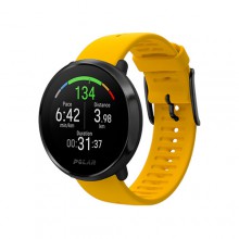 Часы с пульсометром на запястье и встроенным датчиком GPS Polar Ignite Yellow
