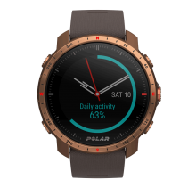 Часы для спорта на открытом воздухе Polar Grit X Pro, цвет: медный/коричневый