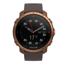 Часы для спорта на открытом воздухе Polar Grit X Pro, цвет: медный/коричневый