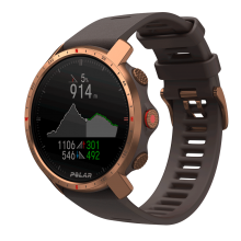 Часы для спорта на открытом воздухе Polar Grit X Pro, цвет: медный/коричневый