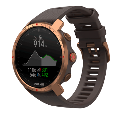 Часы для спорта на открытом воздухе Polar Grit X Pro, цвет: медный/коричневый