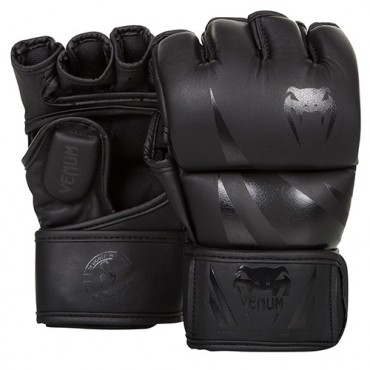 Перчатки для единоборств Venum Challenger MMA Gloves, черный/матовый