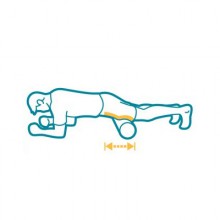 Ролик для пилатес Balanced Body Magic Gray Roller 105-031, длина: 91 см