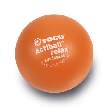 Мяч массажный TOGU Actiball Relax L, диаметр 12 см, оранжевый