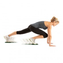 Скользящие диски Perform Better Valslide, цвет: черный