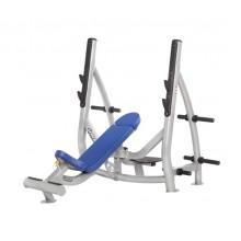 Олимпийская наклонная скамья с держателями дисков HOIST CF-3172