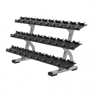 Подставка под гантели на 15 пар в 3 ряда PRECOR DBR815