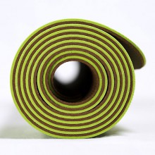Коврик для йоги AIREX Yoga Calyana Advanced mat Lime green - Hazel, цвет: лайм-орех