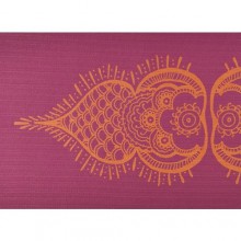Коврик для йоги Hugger Mugger Gallery Collection Ultra Yoga Mat, цвет: бордовый ориентальный
