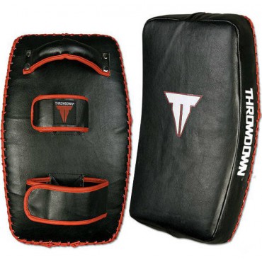 Щит для тайского бокса изогнутый кожа Curved Thai Pads
