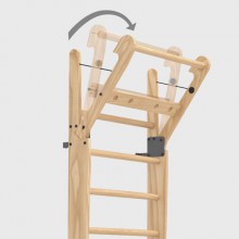 Шведская стенка с 10-ю перекладинами NOHrD WallBars, материал: орех