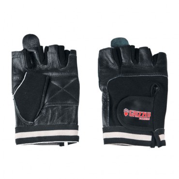 Перчатки атлетические Grizzly Fitness Weigthlifting and Exercise Black - Size XL