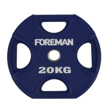 Диск X-Training уретановый цветной FOREMAN FM/UPX-20KG-BL (20 кг)
