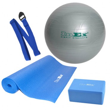 Набор для занятий йогой, пилатес и стретч Yoga and Stretch Home Pack #3